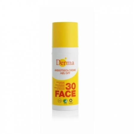 Derma Sun Krem słoneczny do twarzy SPF 30 hipoalergiczny certyfikowany 50ml